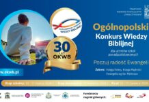 Zaproszenie do 30. Ogólnopolskiego Konkursu Wiedzy Biblijnej