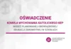 Oświadczenia Komisji Wychowania Katolickiego KEP wobec planowanej obowiązkowej Edukacji zdrowotnej w szkołach