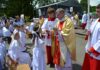 GOLCOWA: Pierwsze spotkanie V Archidiecezjalnej Pielgrzymki Dzieci Komunijnych, Rocznicowych oraz grup ERM