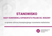 Apel o ochronę konstytucyjnego rozumienia małżeństwa