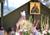 STARA WIEŚ: Bp Muskus przewodniczył modlitwie w sanktuarium Matki Bożej Boreckiej